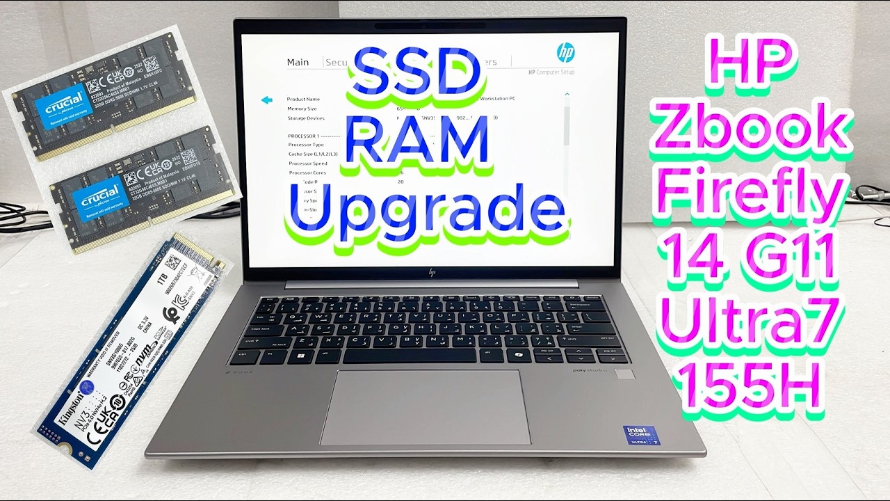 HP Zbook Firefly 14 G11 Ultra7-155H SSD RAM Upgrade | 8T137EA | HP