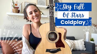 Sky Full Of Stars Guitar Lesson - Coldplay [EASY chords + fingerpicking] #guitar #guitarlesson