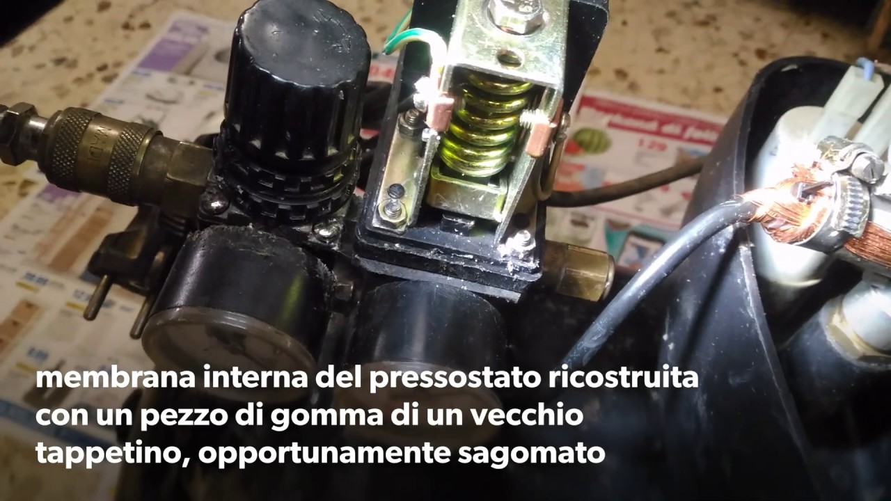 How to repair a compressor that does not charge, with a few cents,  reconstruction of the pressure 