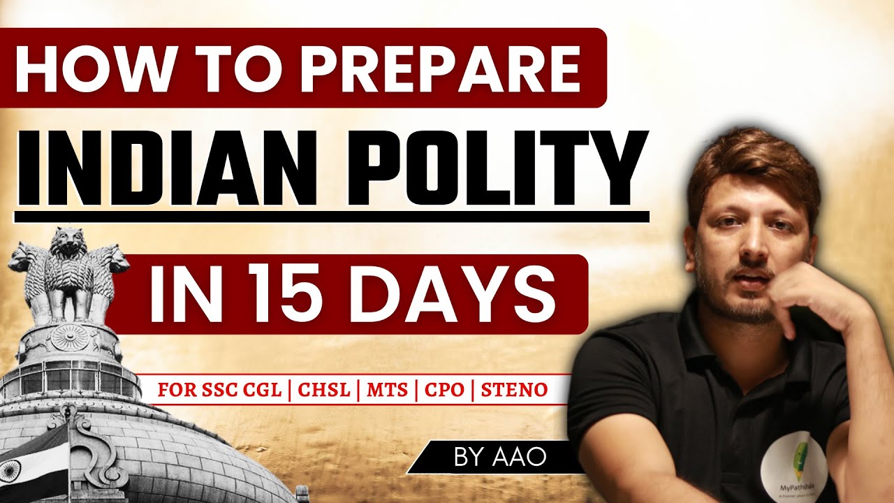 How to prepare Indian polity for ssc cgl in 15 Days | SSC GK 🔥🔥🔥 - YouTube