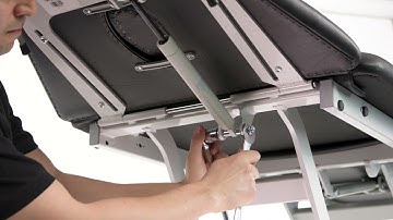 Adjust and replace a gas strut on a Seers Medical Table