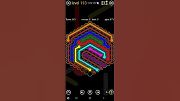 How To Solve Flow Free Hexes Sunflower Pack Level 113 13x13 Board Walk Through Solution Walkthrough