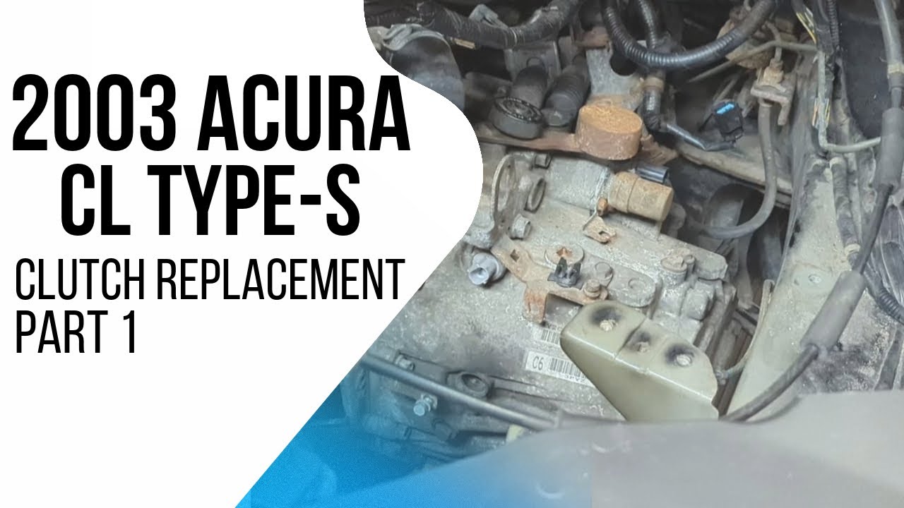 2003 Acura CL Clutch Replacement - Part 1 Preparing the Transmission for Removal
