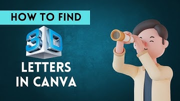 How to find 3d letters in canva tutorial by DLC Ventures India ep 9