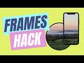 Frames Hack in Canva - One Image Over Multiple Frames