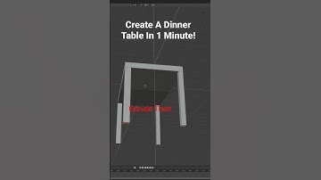 Create A Dinning Table In Less Than 60 Seconds!