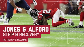 Deion Jones Forces Fumble, Robert Alford Recovers! | Patriots vs. Falcons | Super Bowl LI Highlights