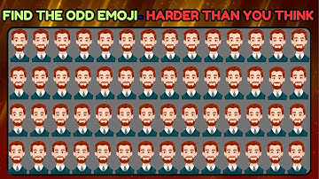 😵 Find the Odd Emoji – 5 Tricky Puzzles in 20 Seconds Each! #puzzlechallengeusa #puzzlevideogame