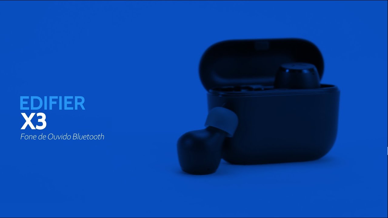 FONE DE OUVIDO TWS X3 APTX E CVC BLUETOOTH 5.0 IN-EAR EDIFIER - YouTube