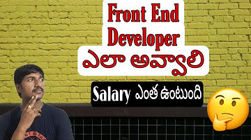 Front End Developer RoadMap | UI Developer | what is salary for front end Developer