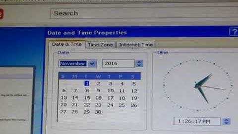Internet time is totally error. Don