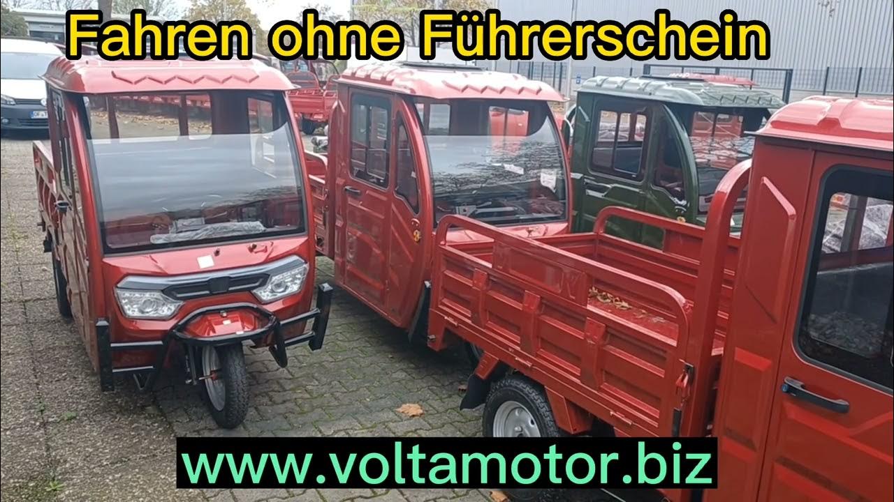 Fahrzeug 25 Km H Führerschein Fahren ohne Führerschein Cargo Volt Pro E Auto 25 km/h Homologation
