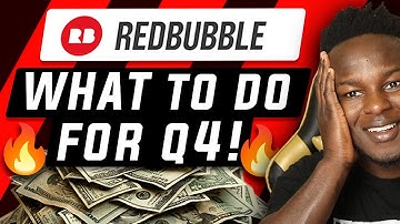 How to get Ready For Q4 Redbubble Sales! 🔥