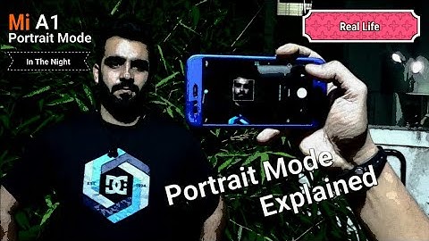 Mi A1 Portrait Mode Test in the Night (Real life)