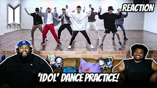 BTS (방탄소년단) 'IDOL' Dance Practice REACTION