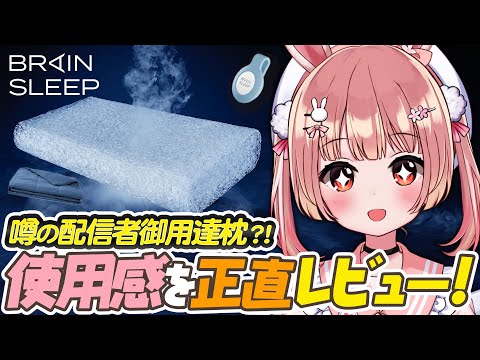💭 #PR┊配信者御用達枕?! 今話題のブレインスリープを正直レビュー！【 #小花衣ももみ / #Vtuber 】