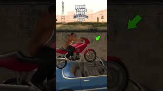 Can a Bike Fall Properly Inside an Open Car in GTA Games? #gtavicecity #gtasa #gta4 #gtav #gaming