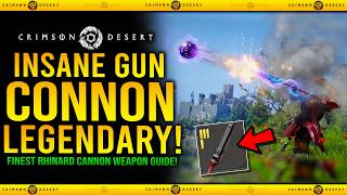 Insane Cannon Gun Weapon - How To Get Finest Rhinard Cannon In Crimson Desrt - Cannon Wapon Guide