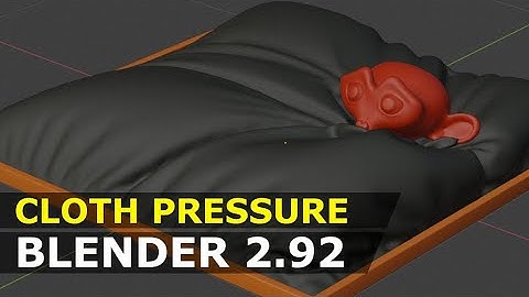 Cloth Pressure | Blender 2.92 | EASY