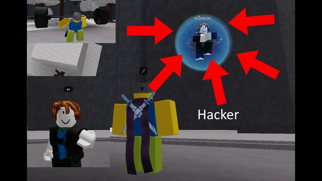 absolutely DESTROYING a hacker in 2v2s (The Strongest Battlegrounds ...