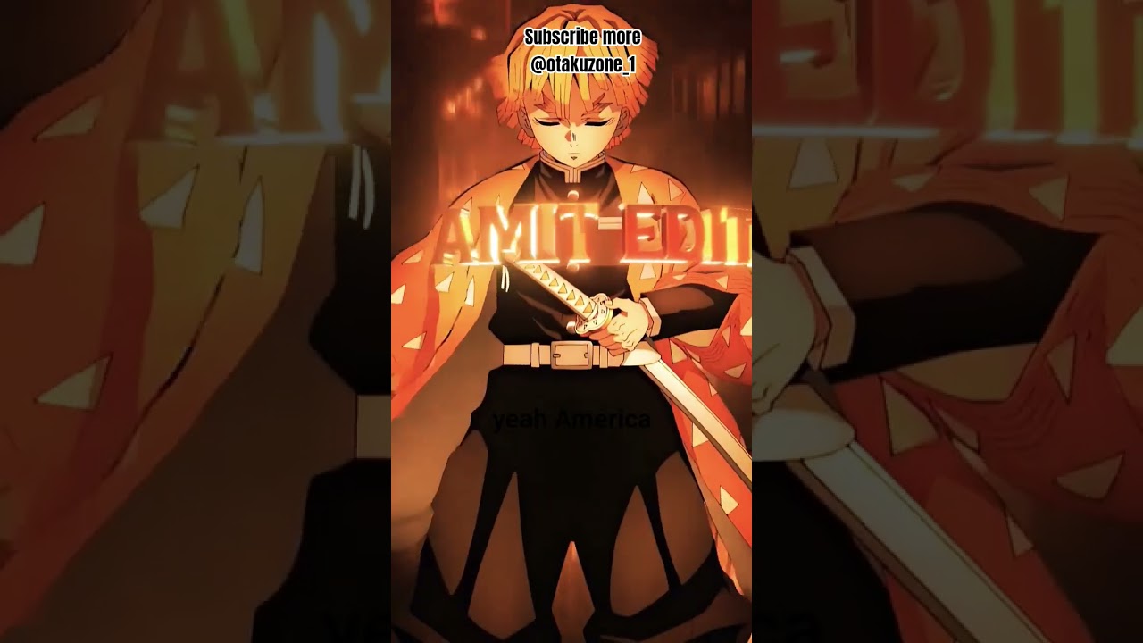 Zenitsu Thunder Breathing Edit ⚡ | Demon Slayer Infinity Castle AMV | OTAKU ZONE