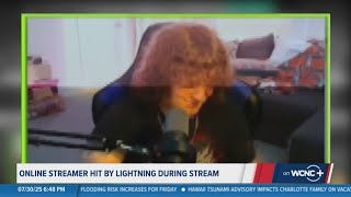 North Carolina gamer gets struck by lightning while live streaming