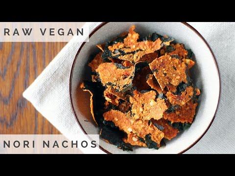 How to make RAW VEGAN nori nachos