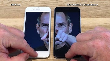 IPhone 6 - iOS 9.3.4 vs iOS 10 Beta 5 / Public Beta 4 Speed Test Comparison By 1 Tech News Today