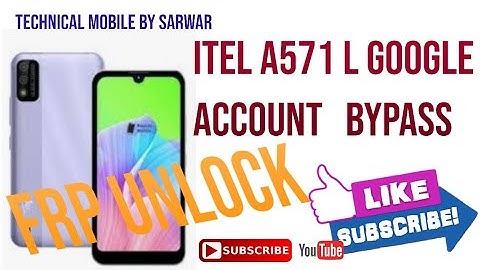 itel A571L FRP bypass Google account A26 FRP Gmail account bypass