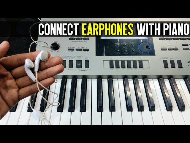 ignorere Tegnsætning Alfabet How To Connect Earphone / Headphones With Piano | Connect Headphones To  Keyboard | Casio CTK 6300in - YouTube