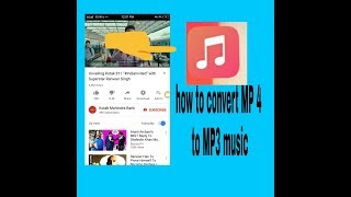 How to convert mp4 mp3 music (video ...