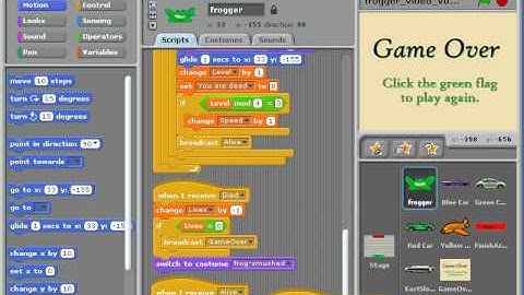 21 Game Over Splash Screen