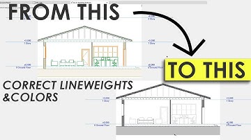 ARCHICAD Section Elevation Quick Tutorials - Lineweight and Color Settings for Section/Elevation