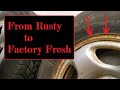 Repainting Rusted Steel Wheels (Amazing Results!)