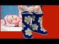 Тапочки сапожки крючком на девочку от 0 до 1 года. How to crochet home slippers, boots. Мастер класс