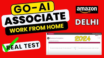 GO AI Associate Online Real Time Assessment | Amazon Go AI Interview Questions & Answers Delhi 2024