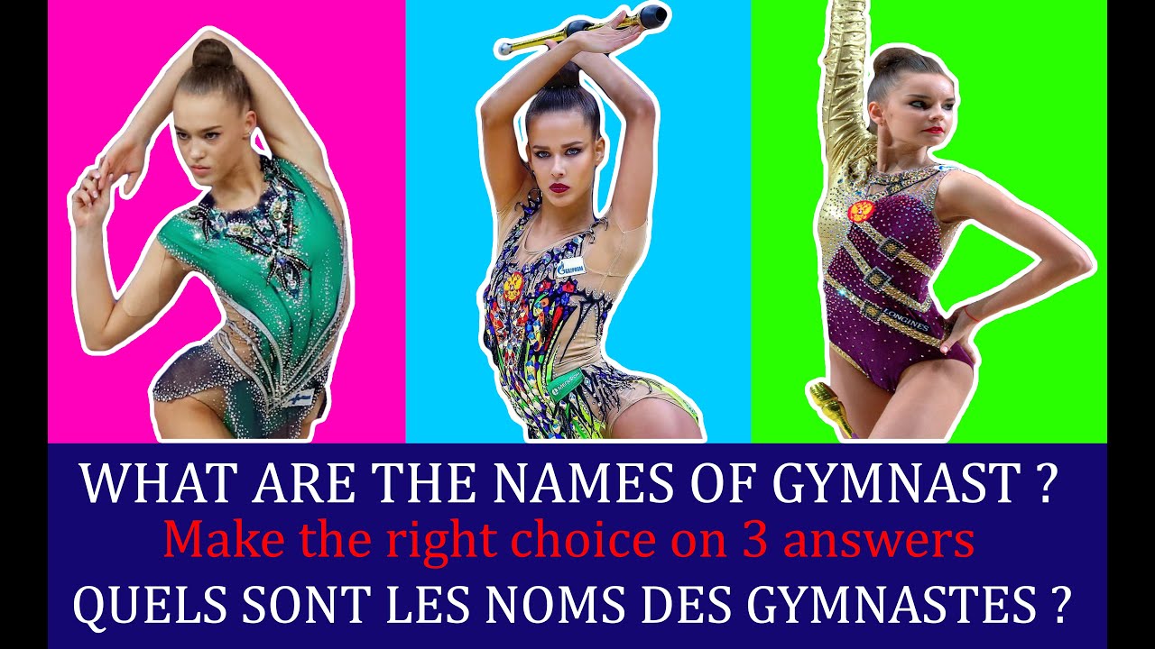 [ QUIZZ ] DEVINE LE NOM DES GYMNASTES ! HAT ARE THE NAMES OF GYMNAST