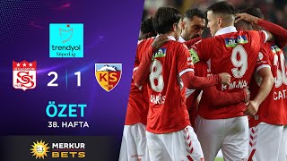 Merkur-Sports | Sivasspor (2-1) Kayserispor - Highlights/Özet | Trendyol Süper Lig - 2023/24