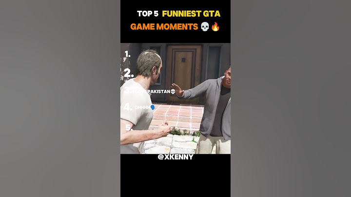 Top 5 Funniest GTA Game Moments 💀🔥 #shorts