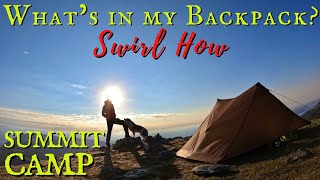 MOUNTAIN SUMMIT CAMP - Swirl How Lake District UK - MY BACKPACK KIT - Solo Wild Camping with a Dog