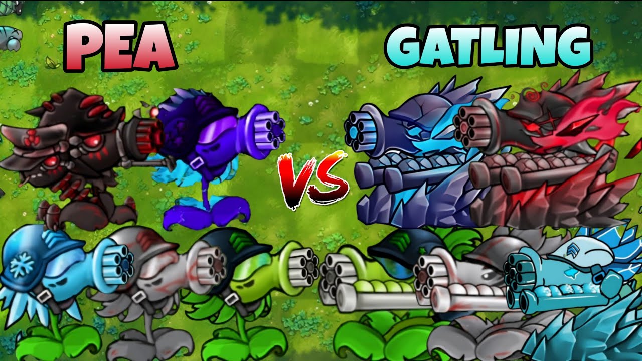 PVZ Fusion 3.0 Challenge!! Team Pea VS Team Gatling | Who Will Win ...