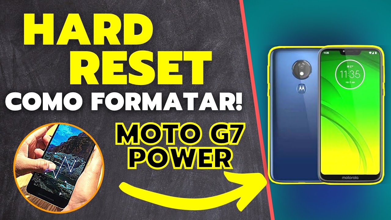 Hard Reset Moto G7 Power Como Formatar resetar restaurar De F brica tirar Senha Atualizado 