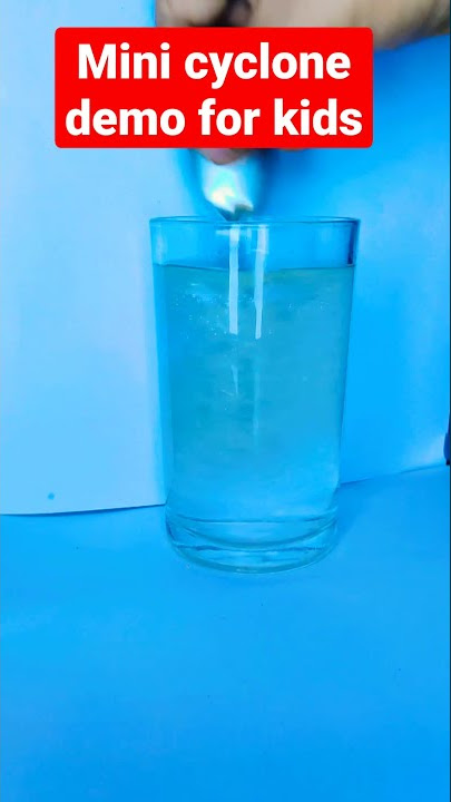mini cyclone demo for kids #shorts #shortsfeed #viral