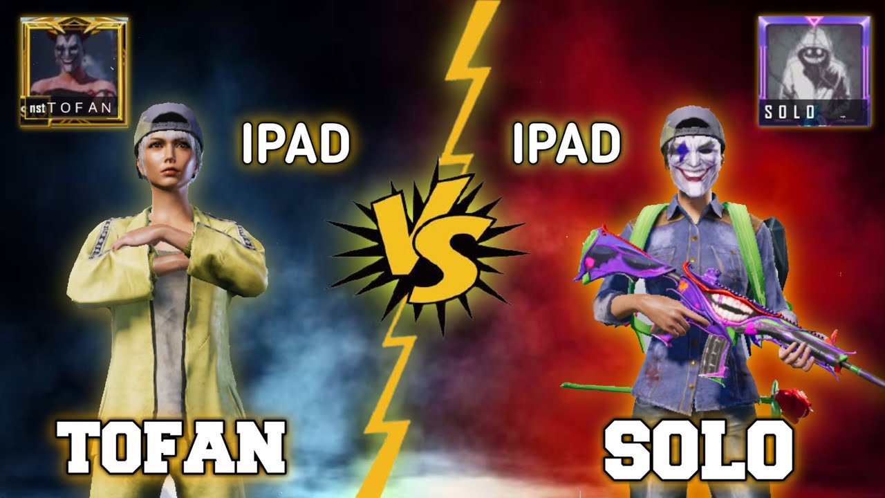 STAR Captain is My inspiration | nstTOFAN vs SOLO 1v1 TDM | IPAD vs IPAD