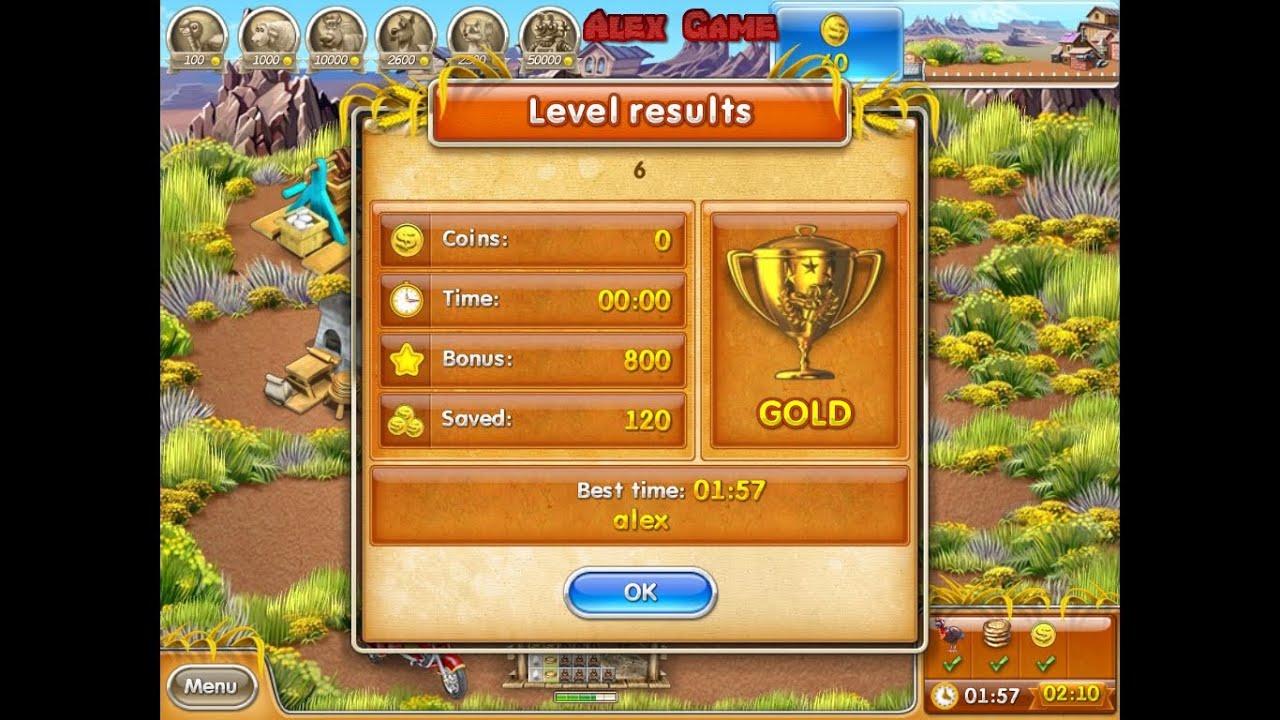 Farm Frenzy 3 American Pie (level 6) only GOLD. Веселая ферма 3 Американский пирог Уровень 6 Золото