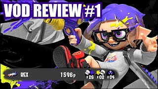 SPLATOON 3 VOD REVIEW: Positioning, Peeks and Special Usage.  (REX On The Splattershot Pro)