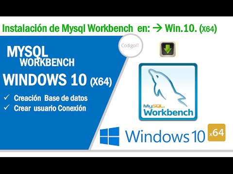 instalacin mysql workbench en windows 10 x64