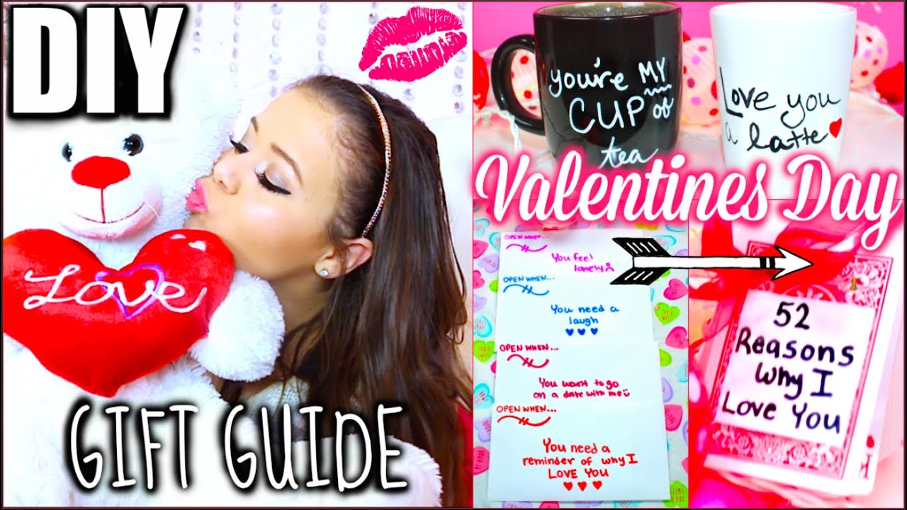 DIY Valentines Day Gift Guide! For Friends,Family ...