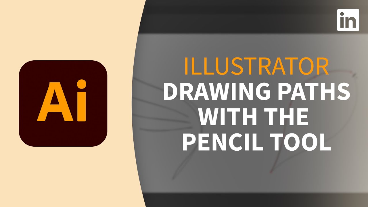 Illustrator Tutorial - Drawing Freeform Paths With The Pencil Tool - Youtube