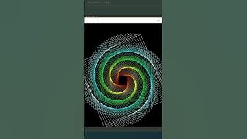 Draw Rainbow 🌈 Spiral Using Python Turtle | #shorts #shortvideo #short #python #pythonturtle
